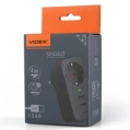 VIDEX ONCORD з/з 1п 2.4A 2USB+USB-C Black Мережевий адаптер з заземленням фото 4