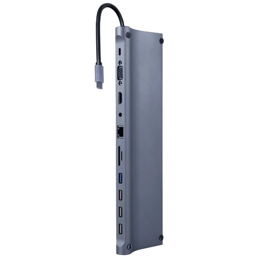 Cablexpert A-CM-COMBO11-01 USB-C 11-в-1 Док станція фото 1