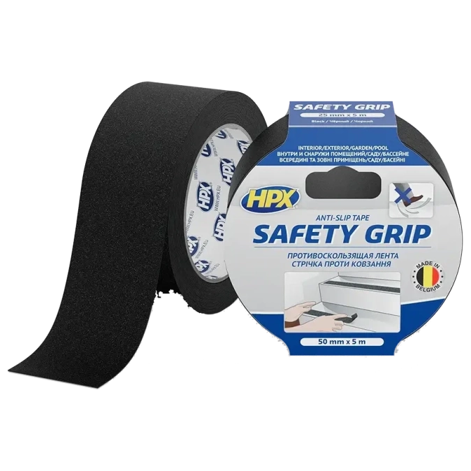 HPX SB5005 SAFETY GRIP 50мм x 5м Стрічка самоклеюча проти ковзання фото 1