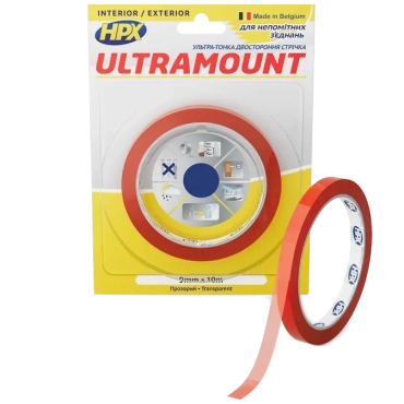 HPX UM0910 ULTRA MOUNT 9мм х 10м Стрічка двохстороння