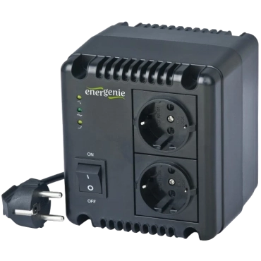 EnerGenie EG-AVR-1001 220В 1000 ВА Автоматический регулятор и стабилизатор