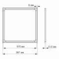 VIDEX ART 40Вт 4100K LED панель фото 3