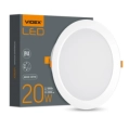 VIDEX 20W 5000K 220V LED світильник Back круглий фото 5