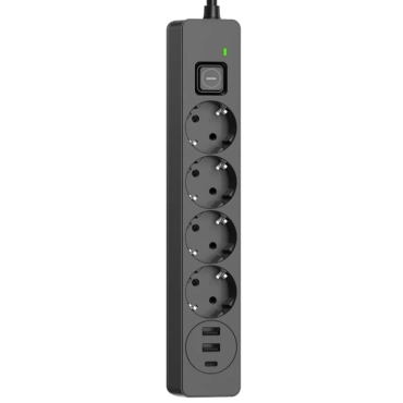СolorWay CW-CHE432PDB 4 розетки/3USB Сетевой фильтр