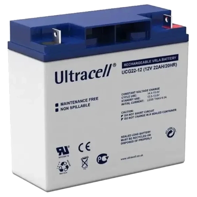 Ultracell UCG22-12 12V/22Ah Акумуляторна батарея фото 1
