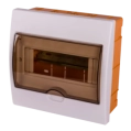 Enext e.plbox.stand.w.08k Корпус пластиковий 8-модульний вбудований фото 1