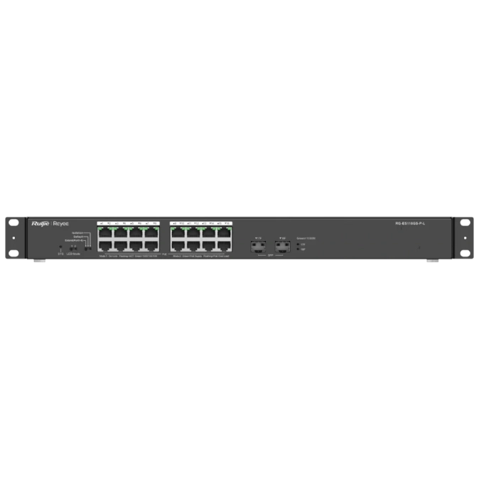 Ruijie Reyee RG-ES118GS-P-L PoE Комутатор 18 портів некерований фото 1