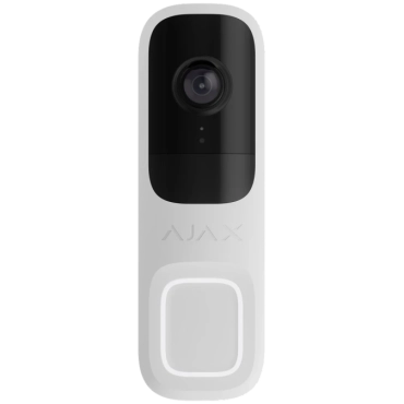 Ajax Doorbell White RAL 9003 Відеодзвінок