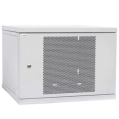 IPCOM 12U 600x600 Шафа телекомунікаційна двері перфорація (сіра) фото 1