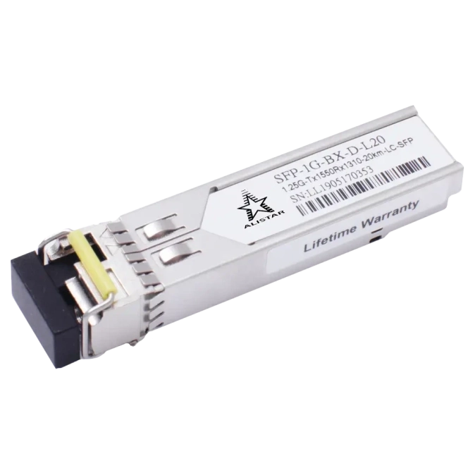 ALISTAR SFP-1G-BX-D-L20 SFP 1G 1SM WDM LC 20KM TX1550/RX1310nm DDM Модуль