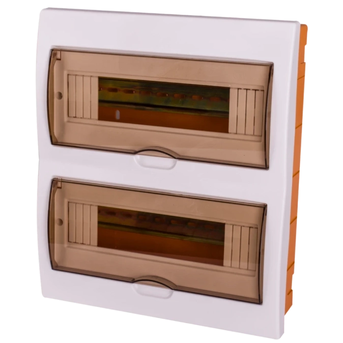 Enext e.plbox.stand.w.24k Корпус пластиковий 24-модульний вбудований фото 1