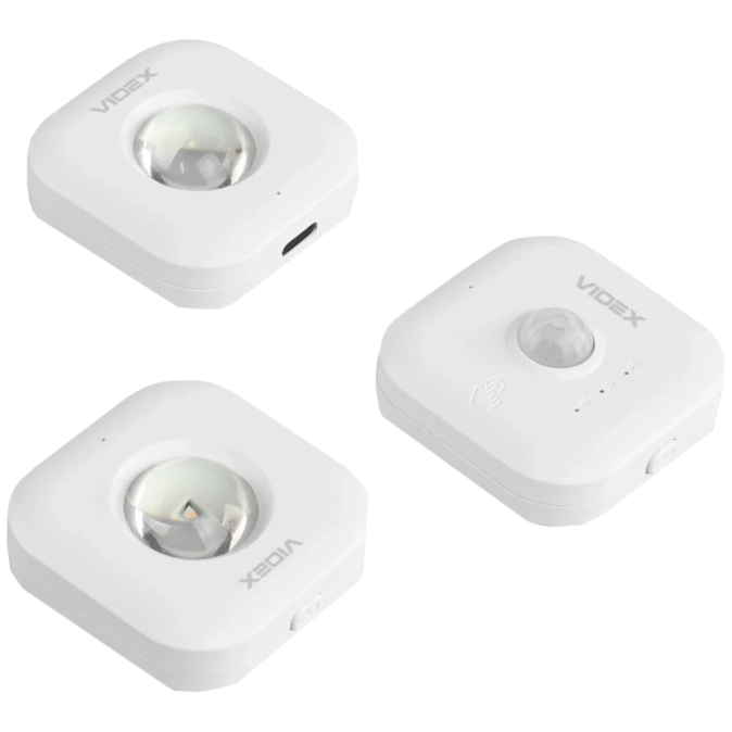 VIDEX VL-NL075-21 35Lm 3000K-6500K Набір LED світильників акумуляторних з датчиком руху фото 1