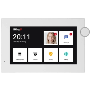 Bas-IP AZ-07LF white Android 7" Wi-Fi Видеодомофон