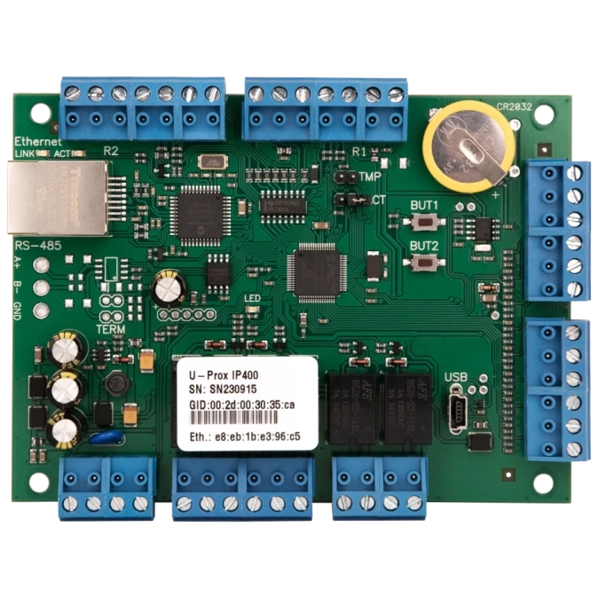 U-Prox IP400 IP OSDP Контролер для двох дверей фото 1
