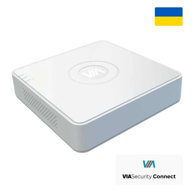VIA-NVR04V1Q 4-канальний Відеореєстратор VIASecurity фото 1