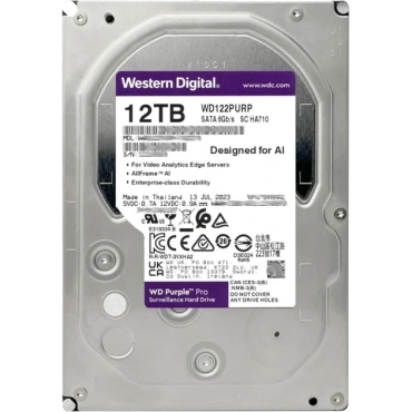 Western Digital WD122PURP 12Тб Жорсткий диск внутрішній