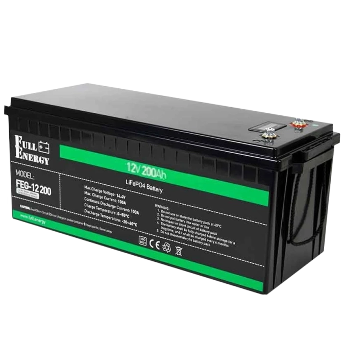 Full Energy FEG-12200 Акумулятор LiFePO4 12В 200А•г фото 1