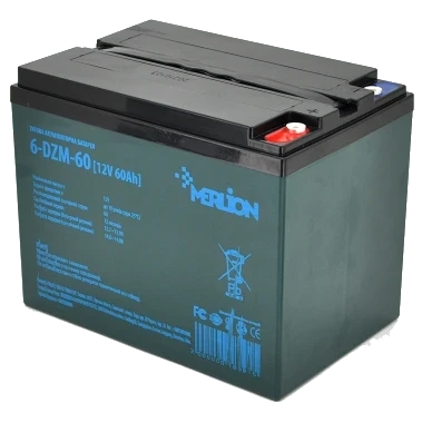 AGM MERLION 6-DZM-60 12V 60Ah Акумуляторна батарея тягова фото 1