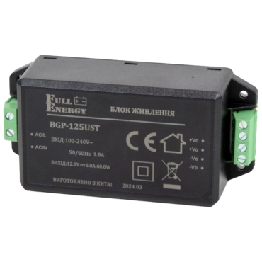 Full Energy BGP-125UST 12 В / 5 А Блок питания