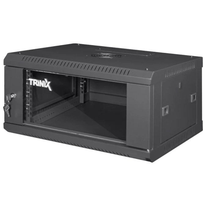 Trinix TRX-6U/600x450x370 Black Комутаційна шафа