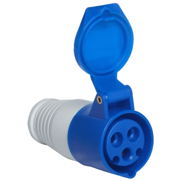 UEA 213 16А 220В 2Р+Е IP44 Розетка переносная
