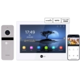 Neolight ALPHA Hybrid + SOLO FHD Silver Комплект відеодомофону фото 1