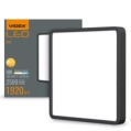 VIDEX 24W 5000K 220V LED світильник накладний квадрат Black фото 3