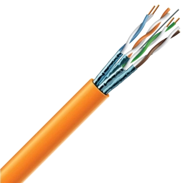 Cat 6A 4x2x23 AWG LSZH (к) 305 м Кабель вита пара ЗЗКМ (S/FTP мідь внутрішній)
