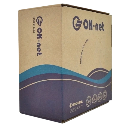OK-Net КПП-ВП (100) 4*2*0,51+2*0,75 мм2 (U/UTP-cat.5Е) Кабель для зовн. робіт, з жилами живлення, 305 м фото 1