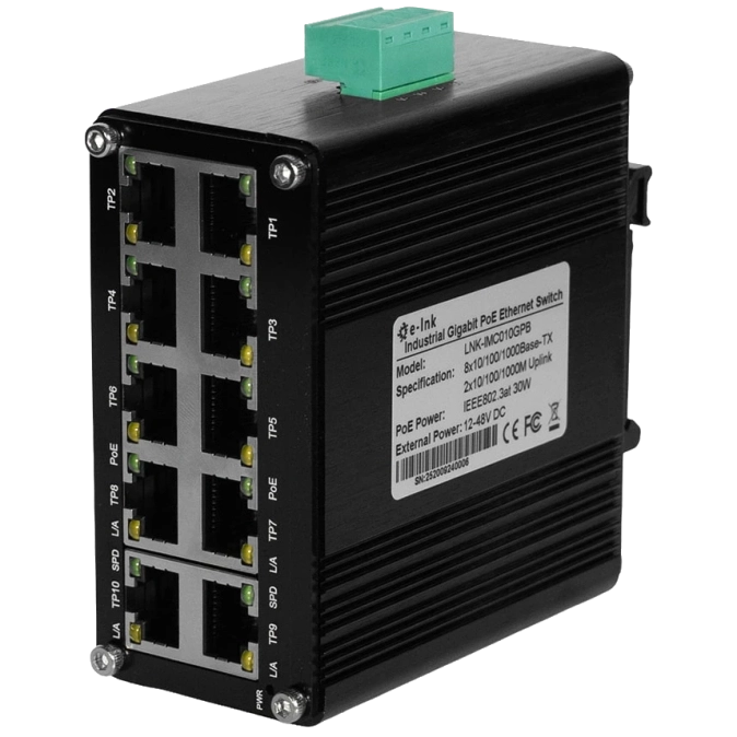E-LINK LNK-IMC010GPB Комутатор 10 портів некерований фото 1