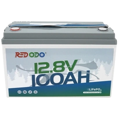 Redodo 12.8В 100А•год 100А Літієва акумуляторна батарея фото 1