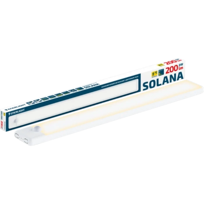 ENERLIGHT Solana 200Лм 3000К-6500К Світильник акумуляторний з датчиком руху фото 1