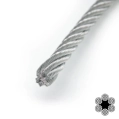 APRO 10мм DIN 3055 (6x7) бухта 100м Трос оцинкований фото 2