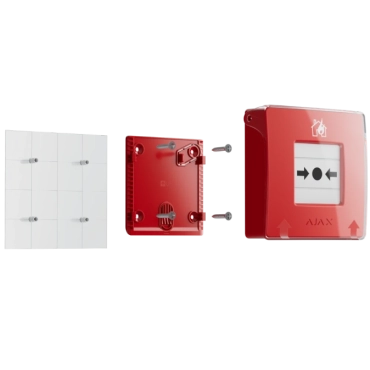 Ajax Manual Call Point (Red) (8EU) ASP ручний пожежний Сповіщувач