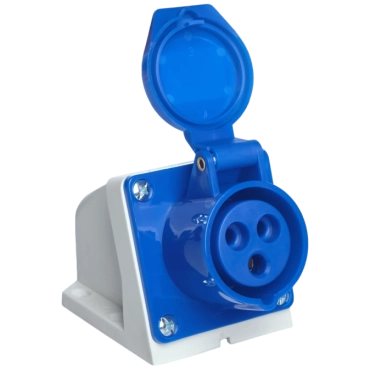 UEA 113 16А 220В 2Р+Е IP44 Розетка стаціонарна зовнішня