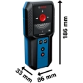 Bosch GMS 120-27 Детектор скрытой проводки фото 3