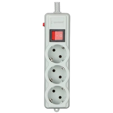 Gembird SPG3-G-15G-PRO Мережевий фільтр 4.5 м кабель 3 розетки