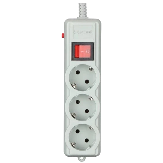 Gembird SPG3-G-15G-PRO Мережевий фільтр 4.5 м кабель 3 розетки фото 1