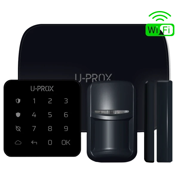 U-Prox MP WiFi kit Black Комплект бездротової охоронної сигналізації фото 1