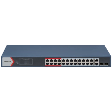 Hikvision DS-3E1326P-EI(B) POE Комутатор 26 портів керований