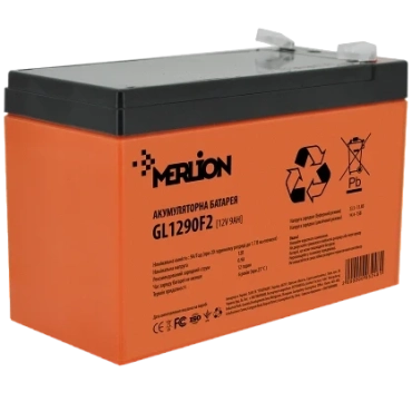 MERLION GL1290F2 9А•г 12В Свинцево-кислотна акумуляторна батарея