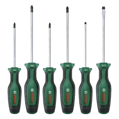 Bosch (1600A02BX7) PH/PZ/SL 6 шт Набір викруток фото 1