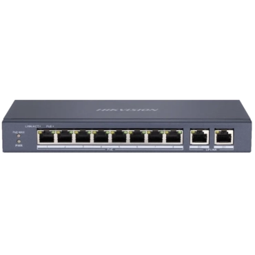 Hikvision DS-3E0310P-E/M(B) PoE Комутатор 10 портів некерований