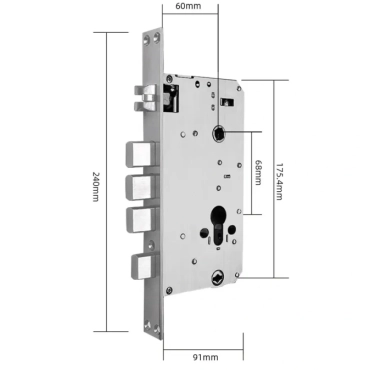 SEVEN LOCK 6068 Врізна частина