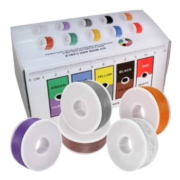 AWG 22 22AWG 0,3 600В 5x10м Кабель силіконовий луджений