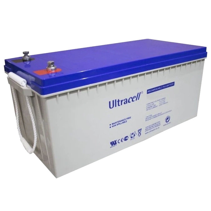 Ultracell UCG200-12 12В 200А•г гелева Свинцево-кислотна акумуляторна батарея фото 1
