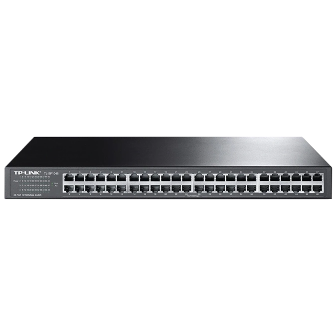 TP-LINK TL-SF1048 Комутатор 48 порти некерований фото 1