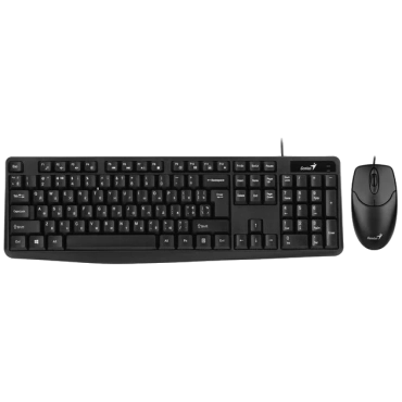 Genius KM-170 Black Ukr (31330006409) Комплект (клавіатура + миша)