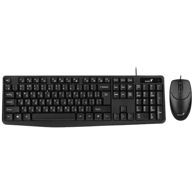 Genius KM-170 Black Ukr (31330006409) Комплект (клавіатура + миша)