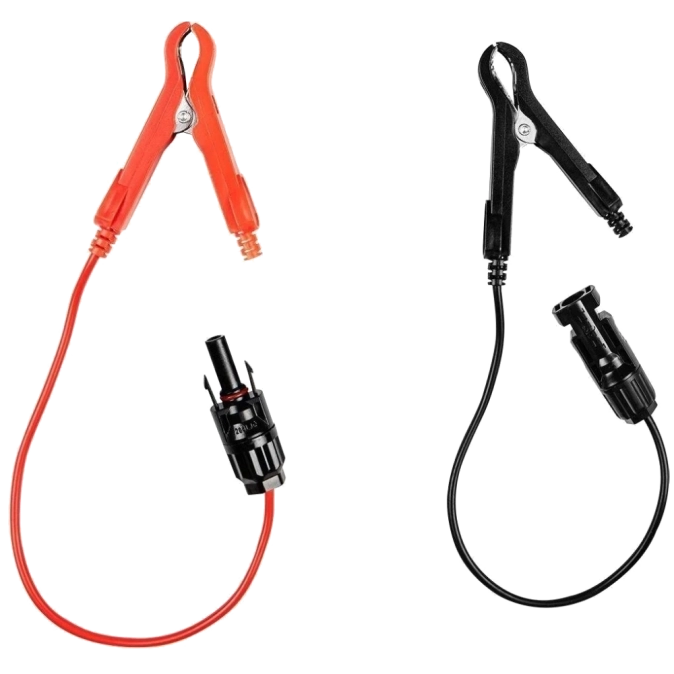 Neo Tools Зарядні кабелі затискач "крокодил", для сонячних панелей, 30 см фото 1